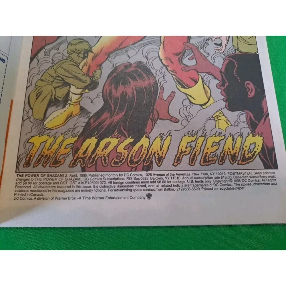 The Power Of Shazam! #2 1995 DC Comics - Bagged &‎ Borded/ Great Condition